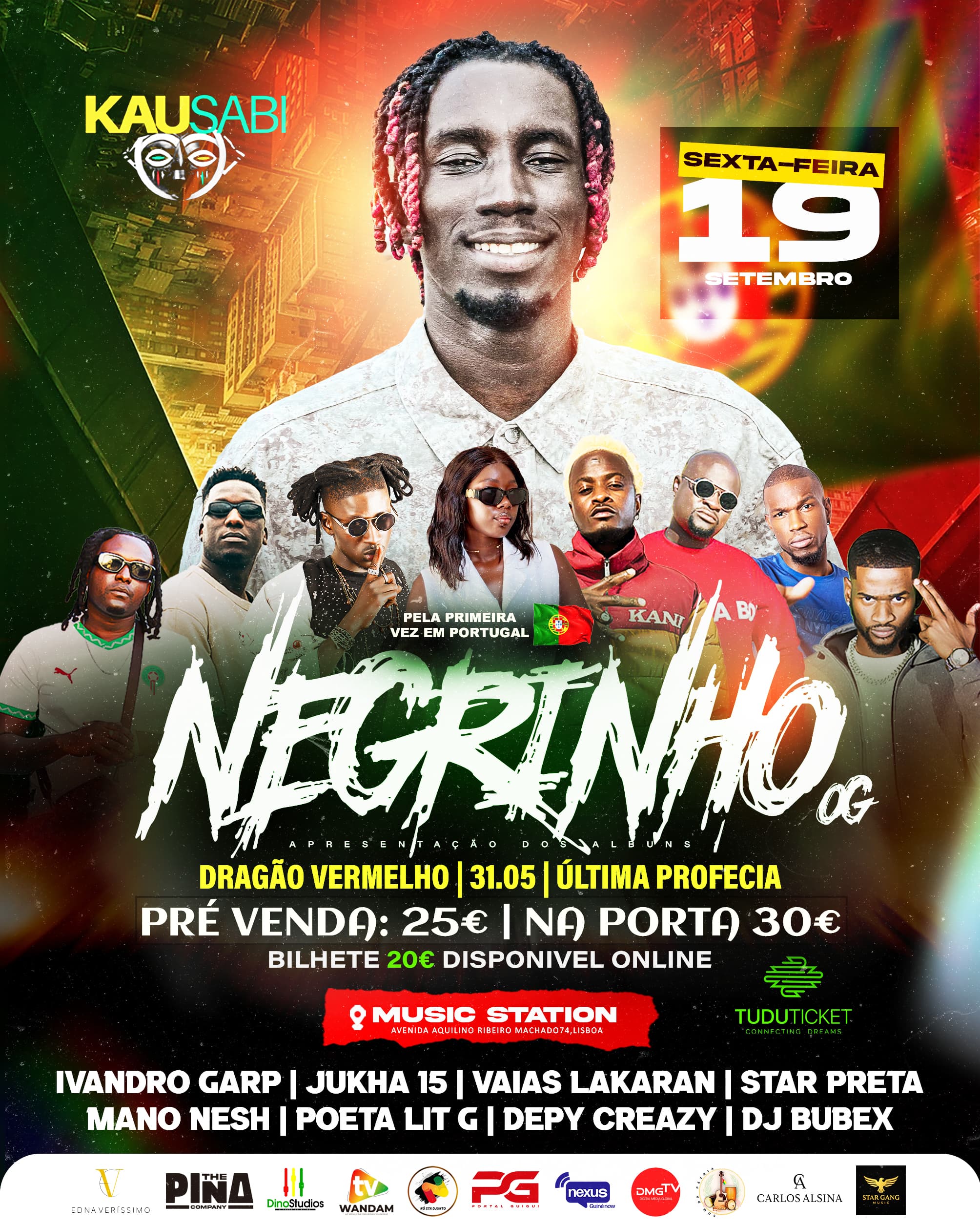 NEGRINHO OG – EM PORTUGAL PELA PRIMEIRA VEZ!