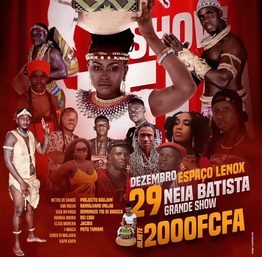 Show Menina Neia em Bissau no Lenox